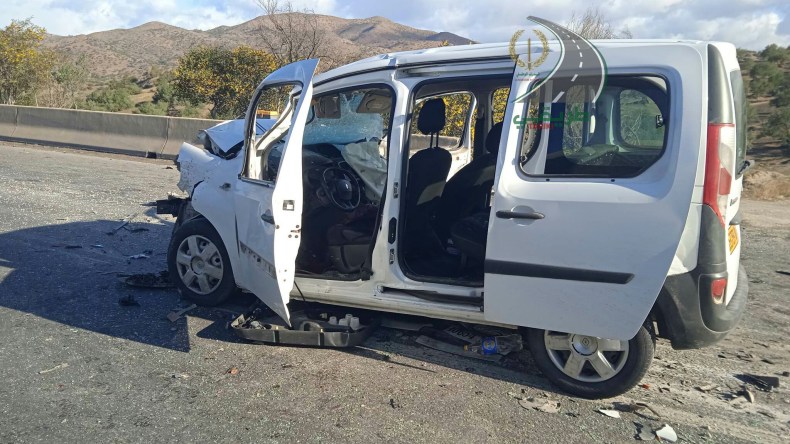 في أقل من ساعة.. وفاة شخصين وإصابة 8 في حادثي مرور ببرج بوعريريج وقالمة