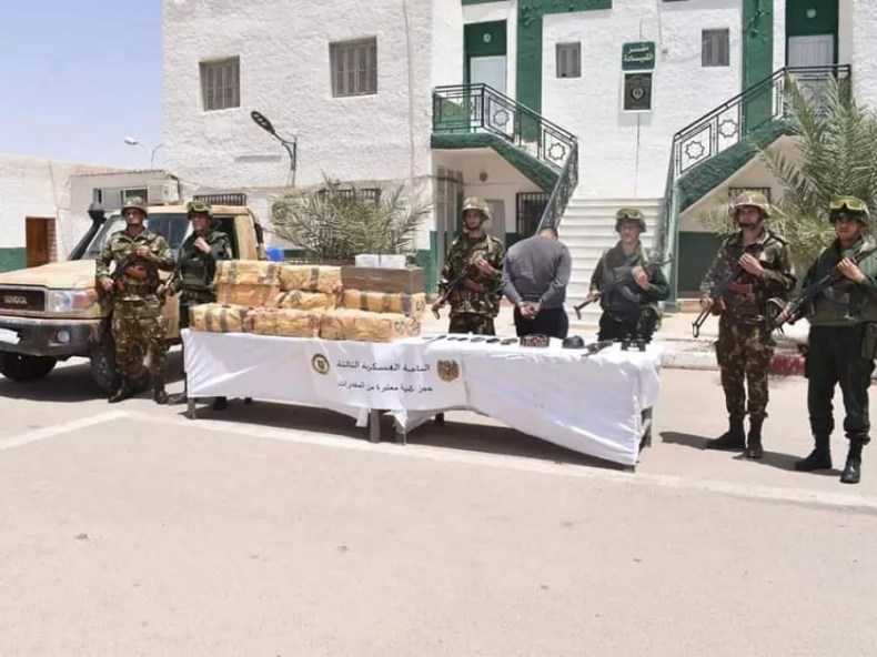MDN: Tentatives d’introduction de 4 quintaux de kif traité depuis le Maroc échouées!