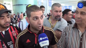 أجواء استثنائية صنعها أنصار اتحاد العاصمة بالمطار