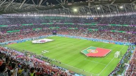 صلاة العيد في ملعب عالمي