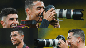 رونالدو يتحوّل إلى مصور في تدريبات النصر