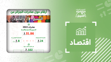 أرقام حول صادرات الجزائر من النسيج والجلود