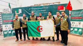 بالصور.. مساعدات جزائرية جديدة تصل إلى المتضررين من زلزال تركيا