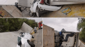 حادث مرور خطير في قسنطينة