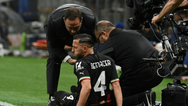 Opéré du genou droit, Bennacer indisponible pour au moins six mois