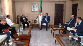 وزير الرياضة يستقبل نظيره لدى الصّحراء الغربية