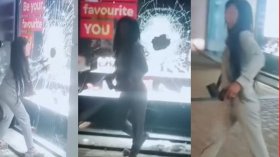 بالفيديو.. اعتقال شابة مغربية تفاخرت بكسر واجهة محل بغرض السرقة