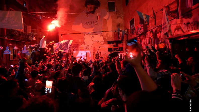 قتيل وجرحى في احتفالات نابولي بلقب الدوري الإيطالي