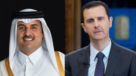 القمة العربية.. ما حقيقة انسحاب أمير قطر أثناء كلمة الرئيس السوريّ!