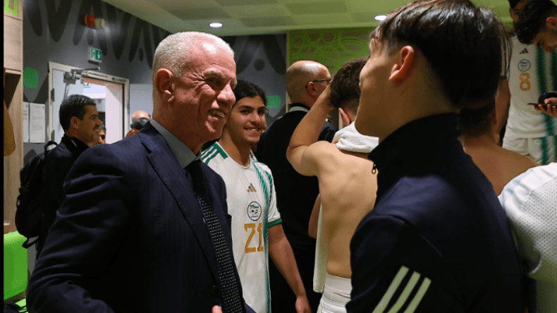 رئيس الفاف يهنئ منتخب أقل من 17 سنة بعد التأهل