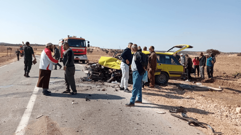 4 وفيات و6 جرحى في حادث مرور بسعيدة