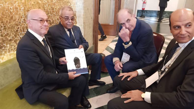شركة بناء سفن تتباحث مع عون في إيطاليا