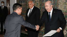 الرئيس تبون يتسلّم أوراق اعتماد 4 سفراء جدد (صور)