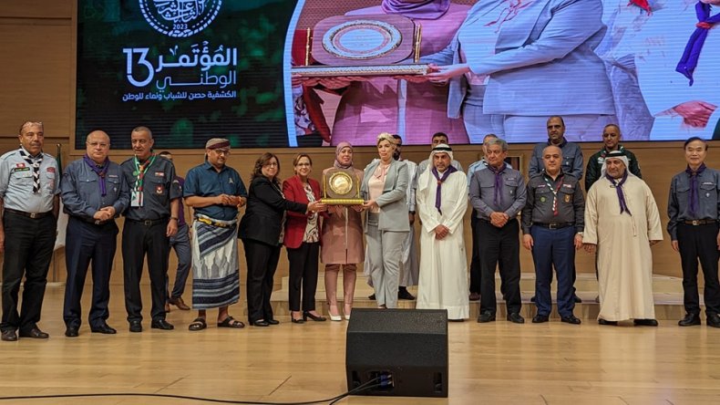 اللجنة الكشفية العربية تكرم الرئيس تبون