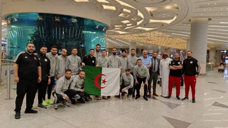 المنتخب الوطني داخل القاعة يخوض أول تدريباته بالسعودية تحسبا لكأس العرب
