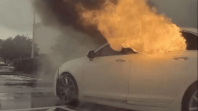 بالفيديو.. تركت طفليها داخل السيارة من أجل سرقة متجر فحدثت كارثة!