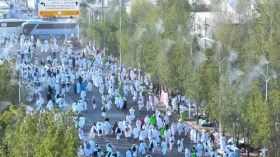 Arabie saoudite: Les pèlerins au Mont Arafat, moment fort du Hadj