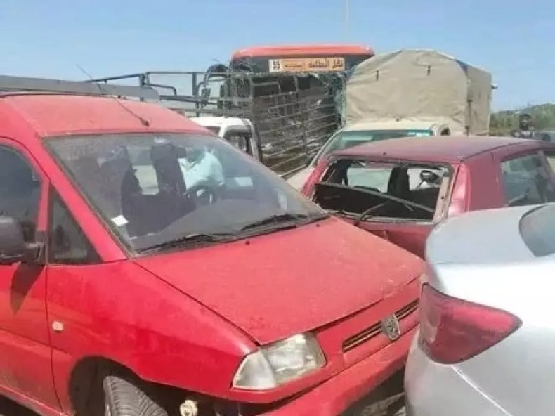 Treize (13) blessés dans un carambolage sur l’autoroute reliant Cherchell à Tipasa