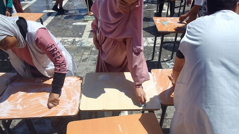 “رد الجميل”.. حملة لتكريم الأساتذة وتنظيف المدارس