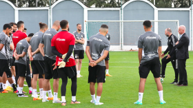 الخضر يجرون ثاني حصة تدريبية إستعدادا للقاء أوغندا