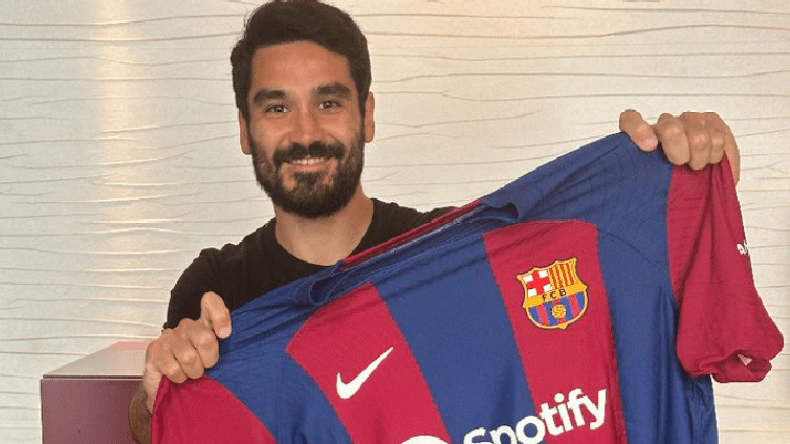 برشلونة يعلن تعاقده رسميا مع غوندوغان