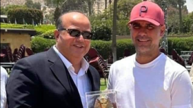 بالصور.. غوارديولا يستريح في مصر بعد التتويج بالثلاثية