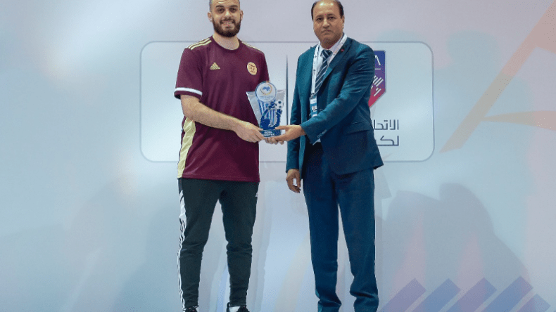 الجزائري طفاف أفضل حارس في كأس العرب داخل القاعة