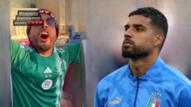بِالفيديو: إيطالي يقتفي أثر زميله البرازيلي ويرتدي قميص الجزائر!
