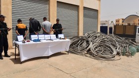 سرقة الكوابل الكهربائية: استرجاع 50 قنطارا وتوقيف 3 أشخاص بالمغير  