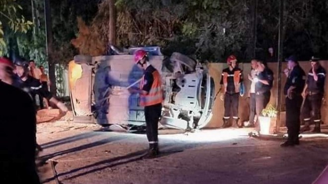 بالصور.. وفاة 3 أشخاص في حادث مرور بولاية عين الدفلى