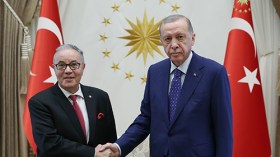 أردوغان يتسلم أوراق اعتماد السفير الجزائري الجديد بتركيا