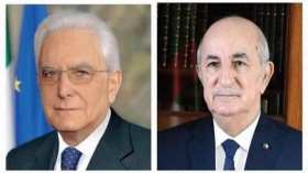 رئيس الجمهورية يجري مكالمة هاتفية مع نظيره الإيطالي