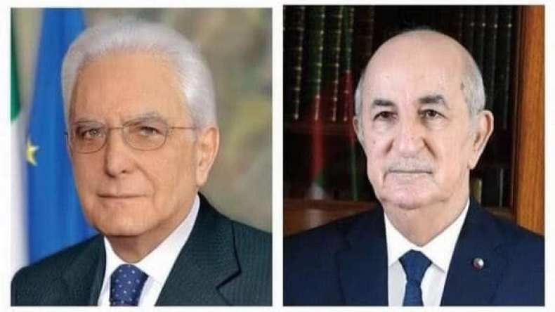 رئيس الجمهورية يجري مكالمة هاتفية مع نظيره الإيطالي