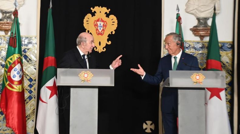 الرئيس تبون يتحادث هاتفيا مع الرئيس البرتغالي