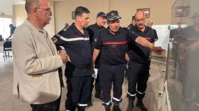 المدير العام للحماية المدنية في بجاية للإشراف على عمليات إخماد الحرائق