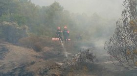 هبة تضامنية لمحو آثار الكارثة بالبويرة