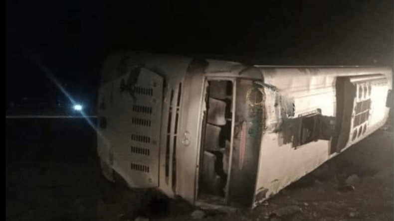 بالفيديو.. 7 وفيات و25 جريح في حادث مرور بالبيّض