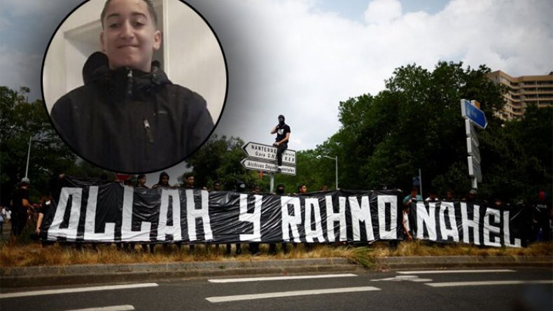 تشييع جثمان الشاب نائل وماكرون يرجئ زيارته إلى ألمانيا