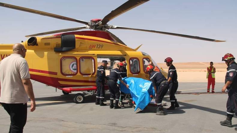 انفجار الغاز بغرداية : نقل ضحية ثالثة إلى العاصمة على متن مروحية