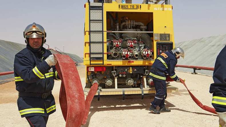 سوناطراك تجري تمرين محاكاة بمركز نفطال بتيزي وزو