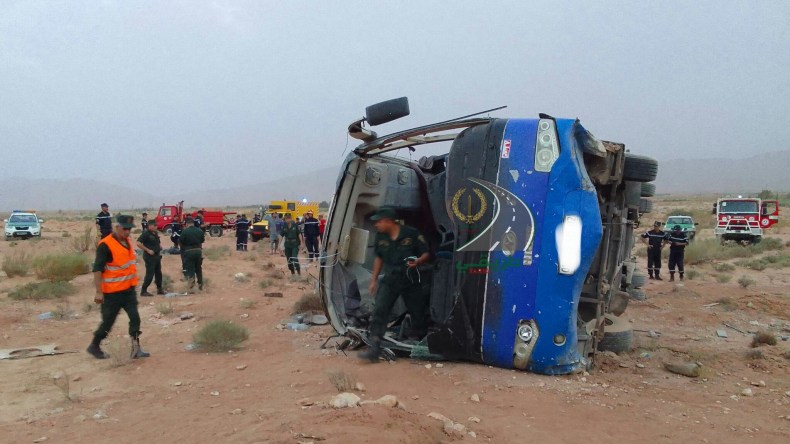 5 وفيات و17 جريحا في انحراف حافلة بولاية النعامة