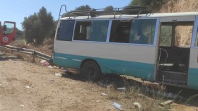 35 جريحا في حادث انحراف حافلة بولاية عين تموشنت (صور)