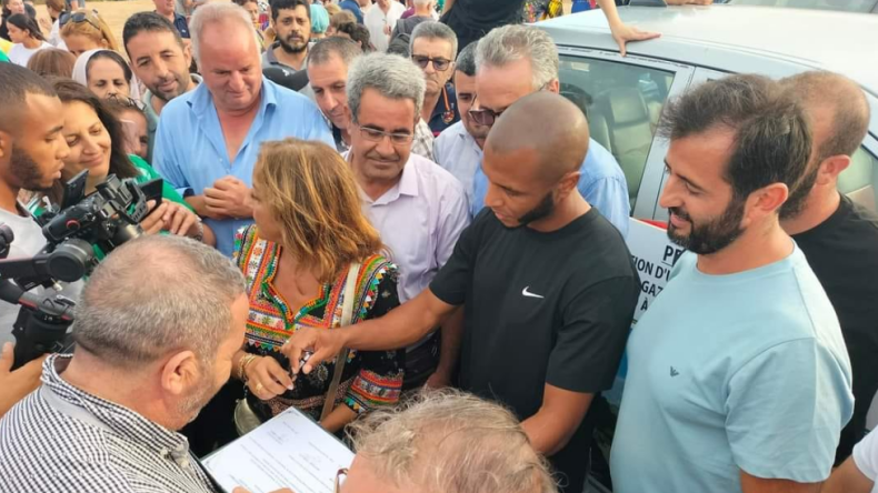 بالفيديو.. براهيمي يصنع الحدث في عزازقة بولاية تيزي وزو