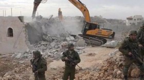 Palestine: La maison d’un martyr palestinien démolie par l’armée d’occupation sioniste