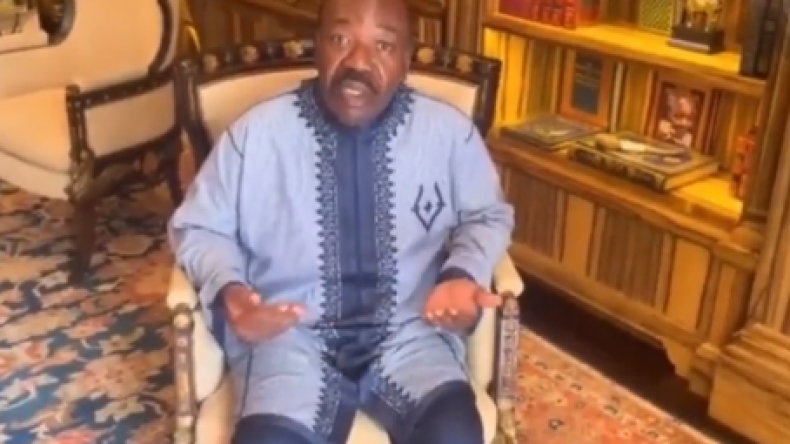 أوّل ظهور للرئيس الغابوني علي بونغو أونديمبا بعد الإنقلاب