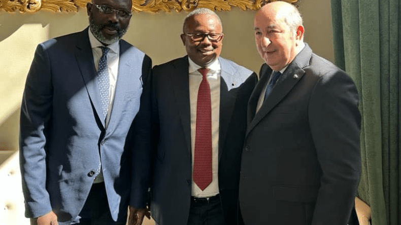 الرئيس تبون يلتقي مع رئيس ليبيريا جورج ويا في نيويورك (صور)