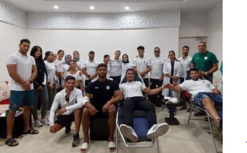 Algerian Judo Team Donates Blood For The Victims Of Morocco’s Earthquake