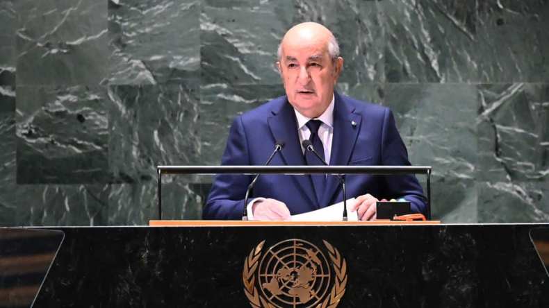 الرئيس تبون يدعو لعقد جمعية عامة استثنائية للأمم المتحدة (فيديو)