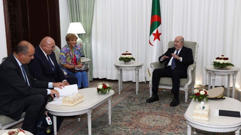 Le président Tebboune reçoit le ministre italien de la Défense