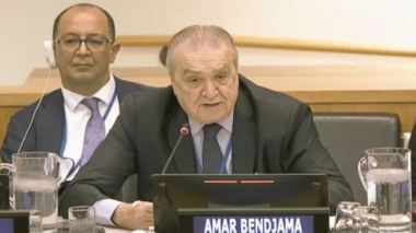 Algeria’s representative to the United Nations pleads for the revitalization of the organization’s General Assembly